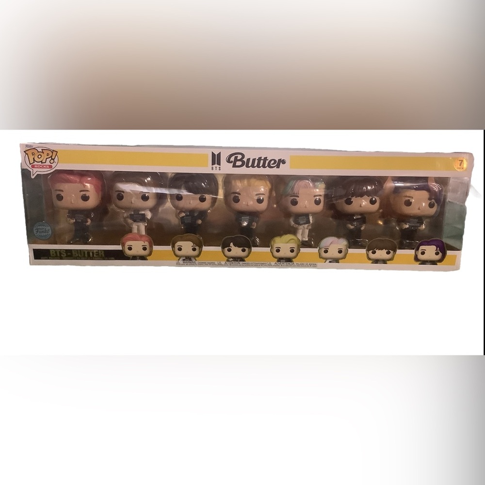 FUNKO TBS BUTTER POP ROCKS BTS - 7 VINYL Figures NEW 4”H